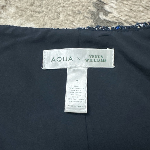 AQUA x Venus Williams Tweed Sleeveless Top Size Medium - Picture 4 of 4